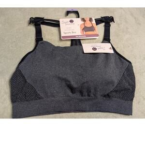 Secret Treasures MAternity Nursing Sports Bra Xl NWT Racerback Bra Straps Adjust
